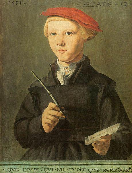 Portrait of a young scholar, Jan van Scorel